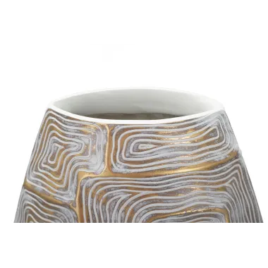 Wazon z żywicy ECLIPS TOWER 24x11,5x59,5 cm